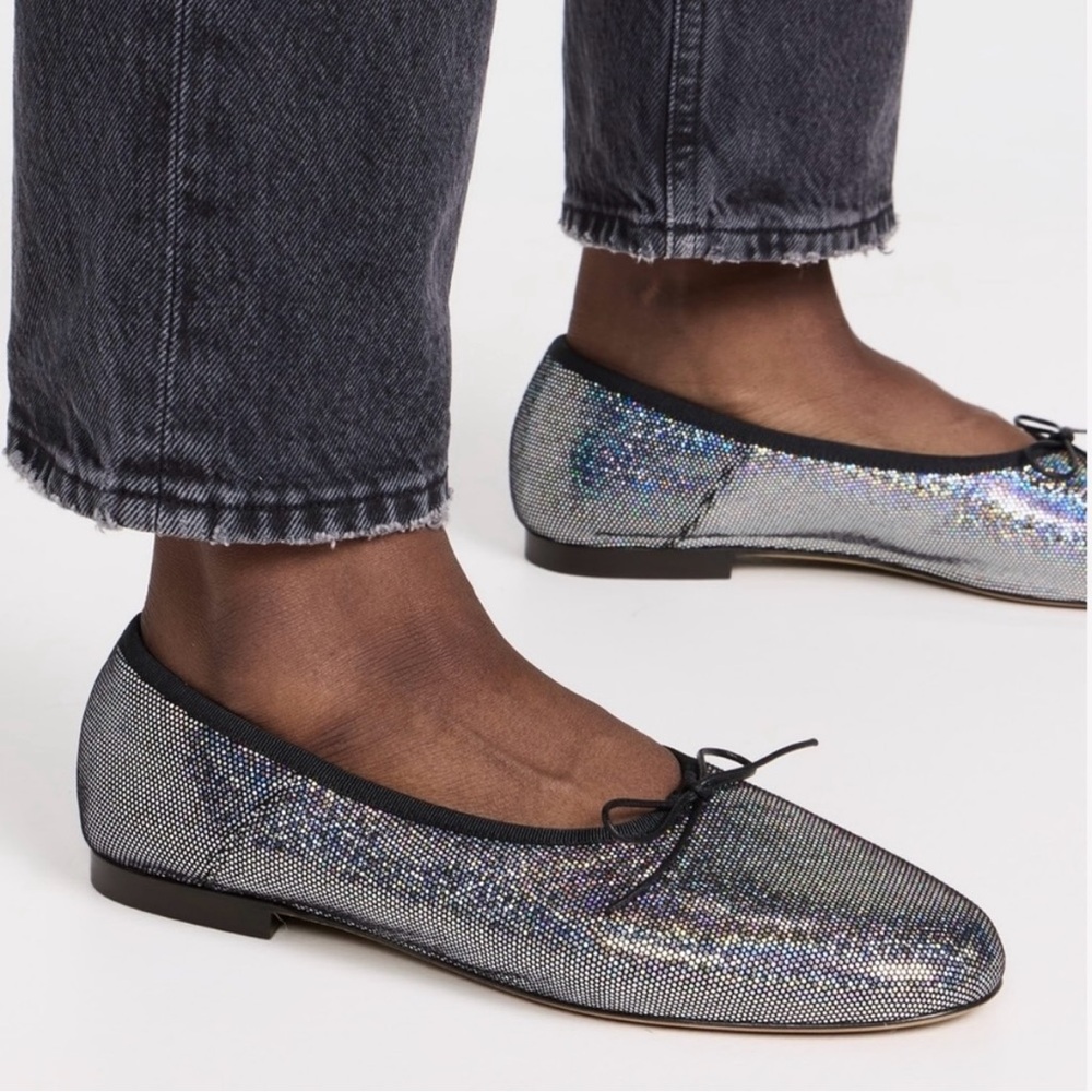 Mansur Gavriel Dream Ballerina Flats Iridescent